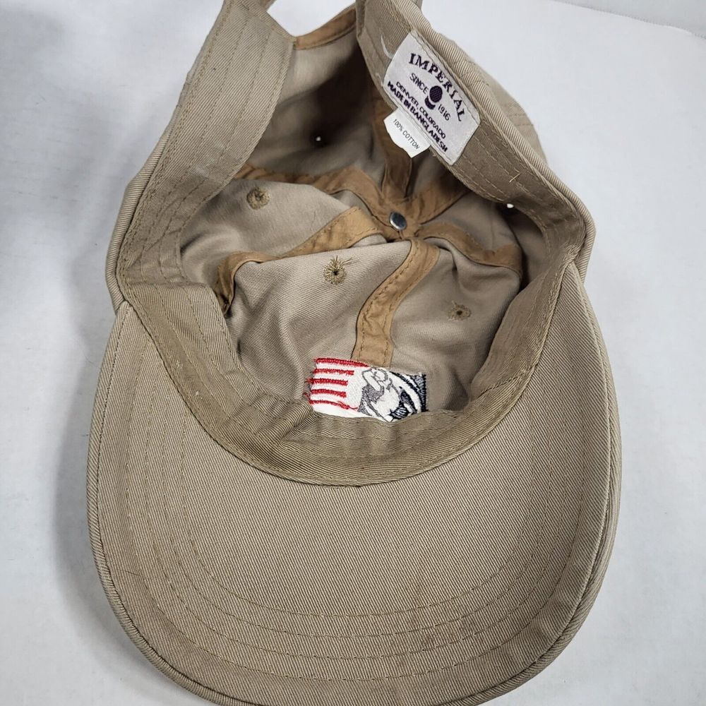Women in Golf Flag 2000 Women's Imperial Tan Strapback Adjustable Hat - Picture 5 of 7